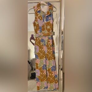 Show me your MuMu Vintage Floral Jumpsuit with Belt
